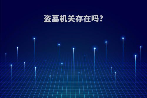 盗墓机关存在吗?