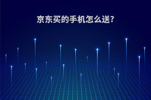 京东买的手机怎么送?