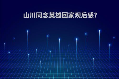 山川同念英雄回家观后感?