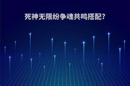 死神无限纷争魂共鸣搭配?