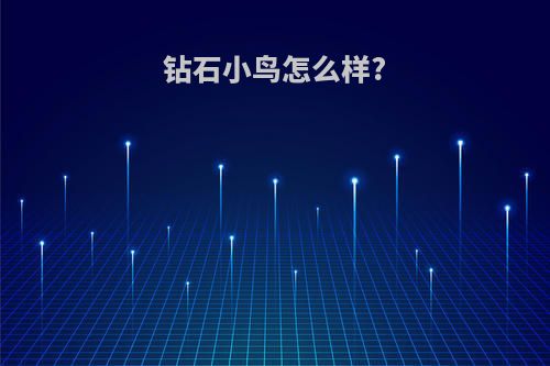 钻石小鸟怎么样?